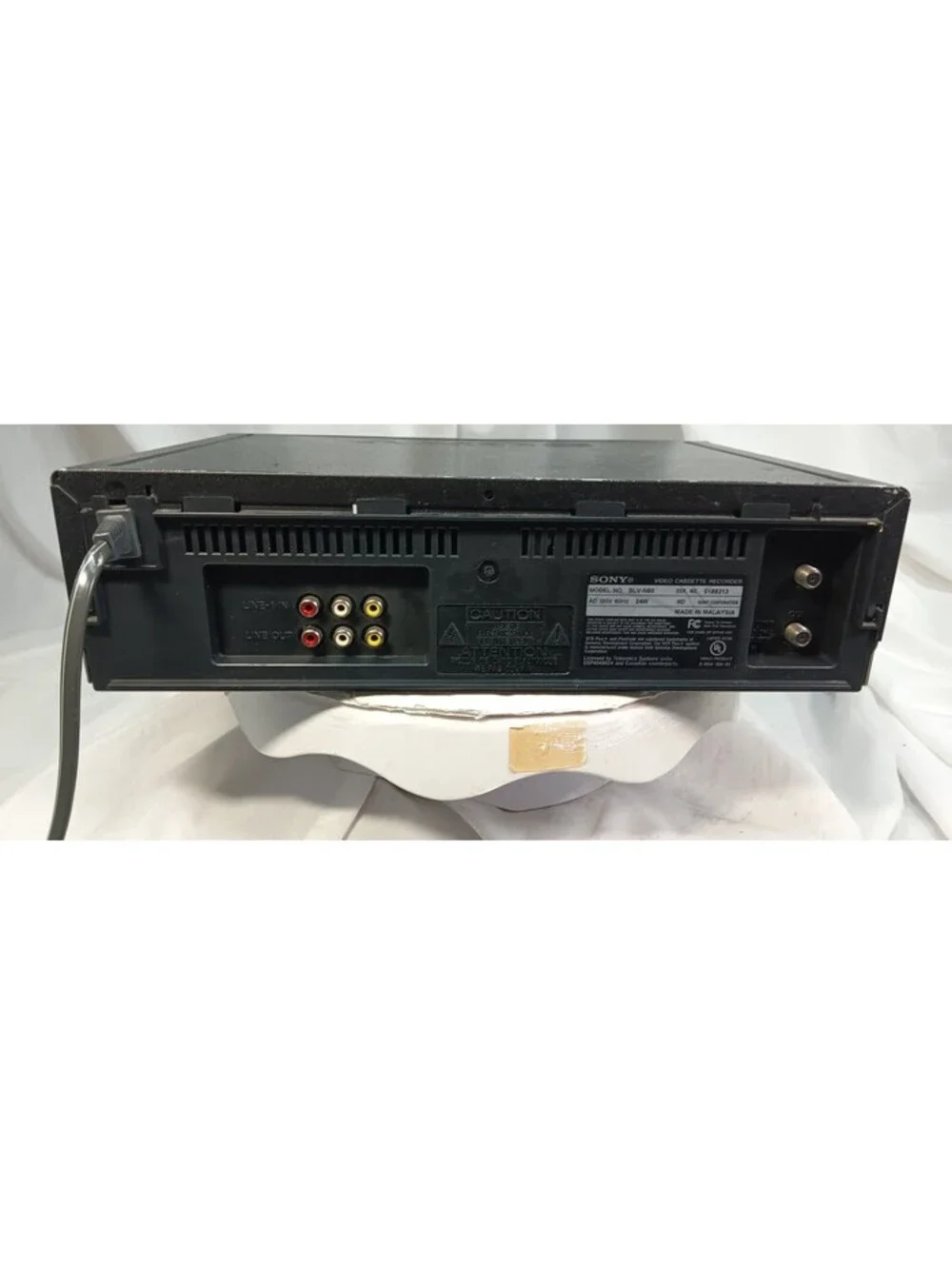 Sony SLV-N60 VHS VCR 4-Head Hi-Fi Stereo Video Cassette Recorder Tested Works